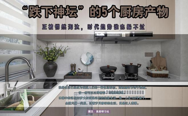 山水人家裝飾：“跌下神壇”的5個(gè)廚房產(chǎn)物，正被悄然淘汰，時(shí)代趨勢(shì)誰也躲不過